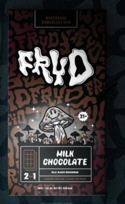 Fryd Milk Chocolate 4g Chocolate shroom Bars